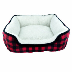 Slumber Pet Cama Rojo Buffalo Para Perros 20"