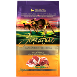 Zignature Kangaroo Alimento Seco De Canguro Libre De Granos Para Perros 12.5 Lb