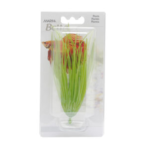 Marina Betta Adorno Planta Verde Con Ventosa Para Peceras 5"