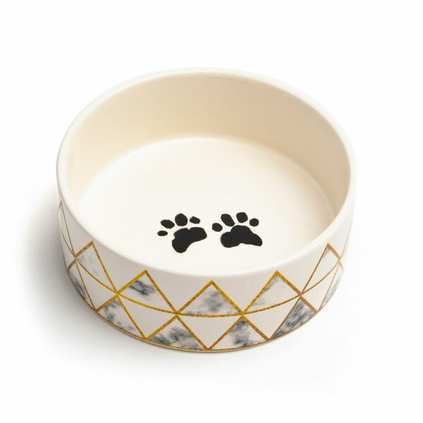 Park Life Designs Lisbon Plato De Porcelana Para Perros Y Gatos 34 Onz
