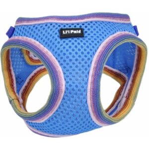 Li'l Pals Confort Mesh Harness Blue Lagoon Arnes Para Perros De Malla Azul 8-10”