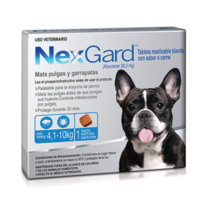 Nexgard 4-10kg/8-22lb Tableta Para Perros Antigarrapatas Y Antipulgas