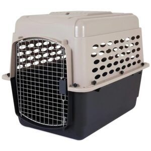 Petmate Jaula Transportador XLarge Negro Y Crema Para Perros 40"x27"x30"