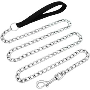 Petboy Cadena De Eslabon Con Nylon Negro Para Perros 0.35cm