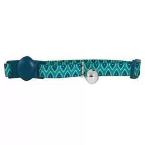 Aspen Fashion Breakaway Geo Blue Collar Ajustable Azul Para Gatos 8-12"