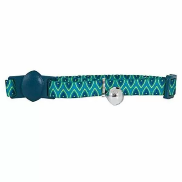 Aspen Fashion Breakaway Geo Blue Collar Ajustable Azul Para Gatos 8-12"