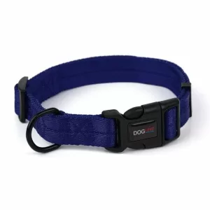 Dogline Collar Azul de Nylon Para Perros 13"