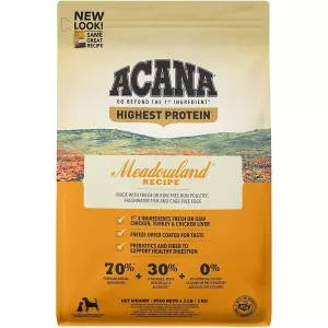 Acana Meadowland Alimento Para Perros 4.5lb/2.5 Kg