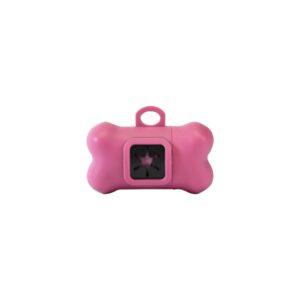 Gogo Dispensador Rosa de Bolsas de Residuos con 1 Rollo