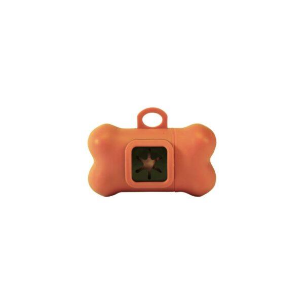 Gogo Dispensador Naranja de Bolsas de Residuos con 1 Rollo