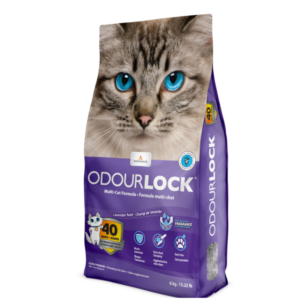 OdourLock Lavender Field clay litter Arena Fragancia Lavanda para Gatos 6kg/13lbs