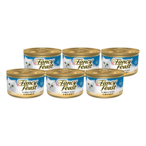 Purina Fancy Feast Chunky Turkey Alimento Humedo de Pavo en Pate para Gatos 85GR (6-PACK)