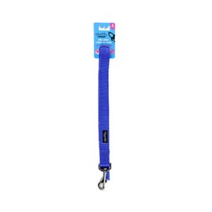Riley & Rex Correa Nailon Doble Capa Azul para Perros 6'x 1"