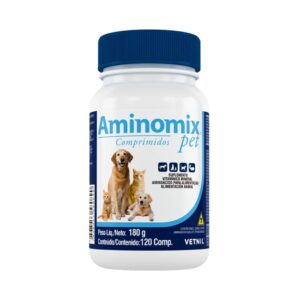 Aminomix Pet Tabletas Suplemento de Uso Diario para el Crecimiento Y Desarrollo 120 tabletas
