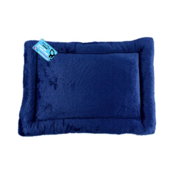 Riley & Rex Cama Plana Antideslizante Azul para Mascotas 34"